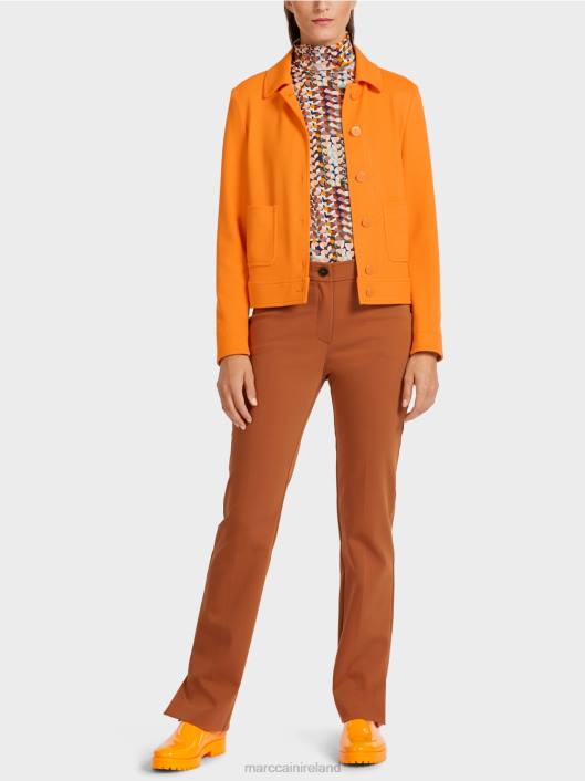 Clear Orange Marc Cain Short jacket in a denim style Clothing ZLL8441