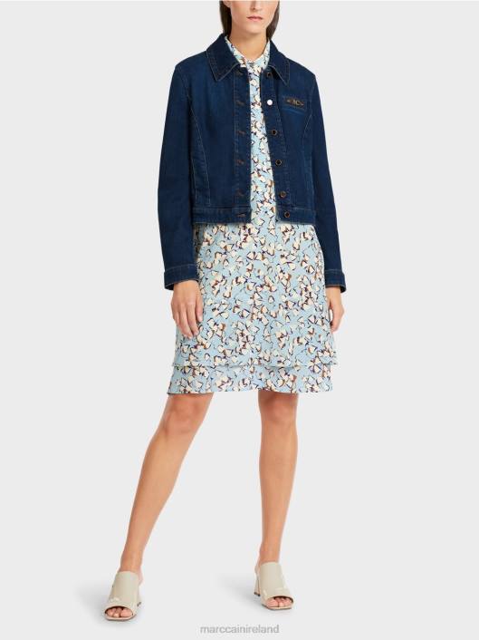 Vintage Indigo Marc Cain "Rethink Together" denim jacket Clothing ZLL8444
