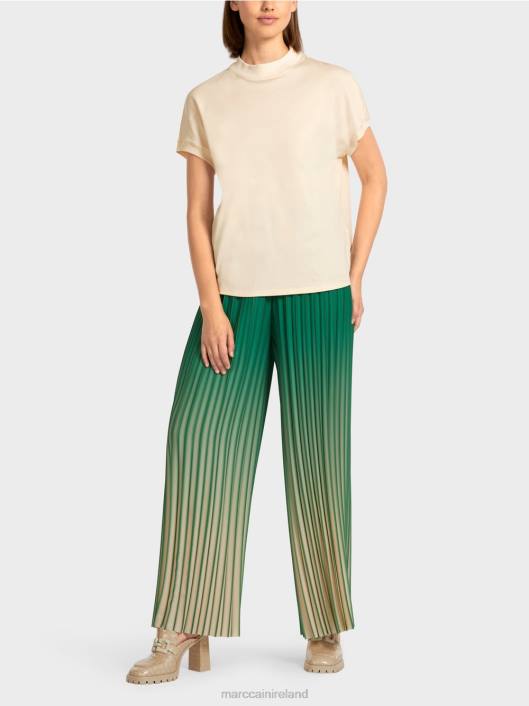 Creme Marc Cain T-shirt with cap sleeves Clothing ZLL81446
